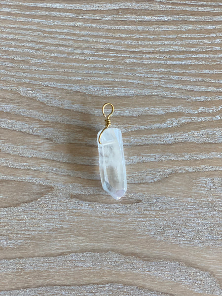 Clear Quartz Necklace Pendant